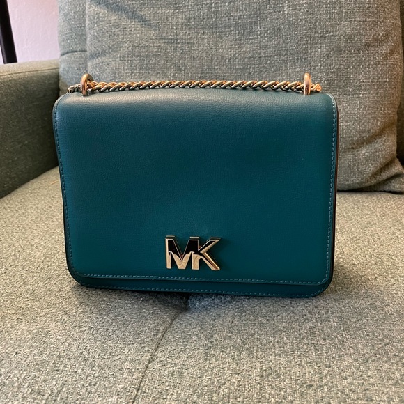 Michael Kors Bags Michael Kors Mott Medium Leather Shoulder Bag Brand New Poshmark